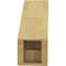 Ekena Millwork 5-inch W x 12-inch D x 12-inch H Merced Rough Cedar Woodgrain TimberThane Knee Brace, Primed BRCUR05X12X12MRCRCPR - alternate 4